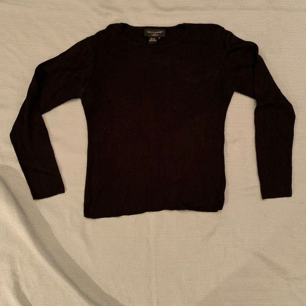 Colette Mordo Silk Top Black Size Medium